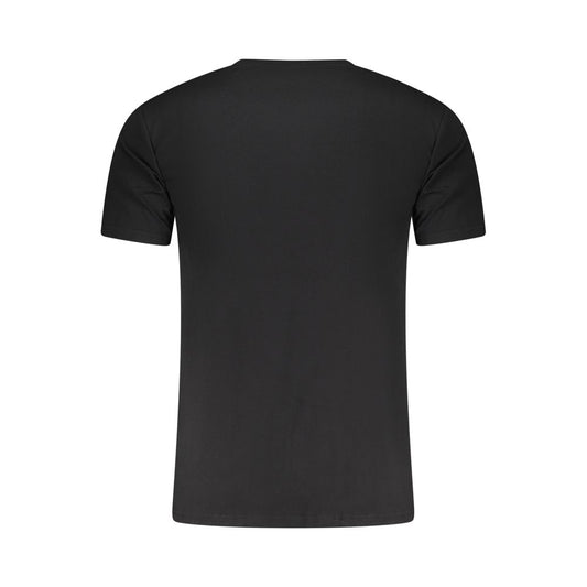 Black Cotton Men Underwear Shirt