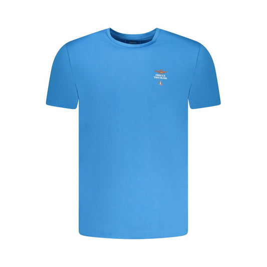 Blue Cotton Men Underwear Shirt