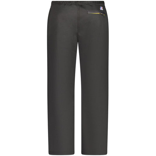 Black Cotton Men's Sports Trouser