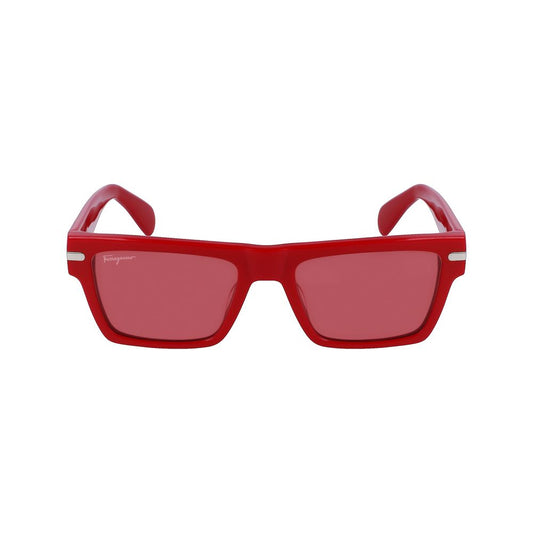 Red Acetate Sunglasses