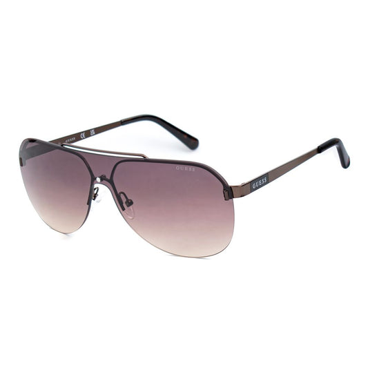Brown Metal Sunglasses