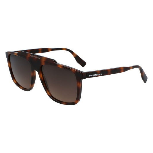 Brown Injected Sunglasses