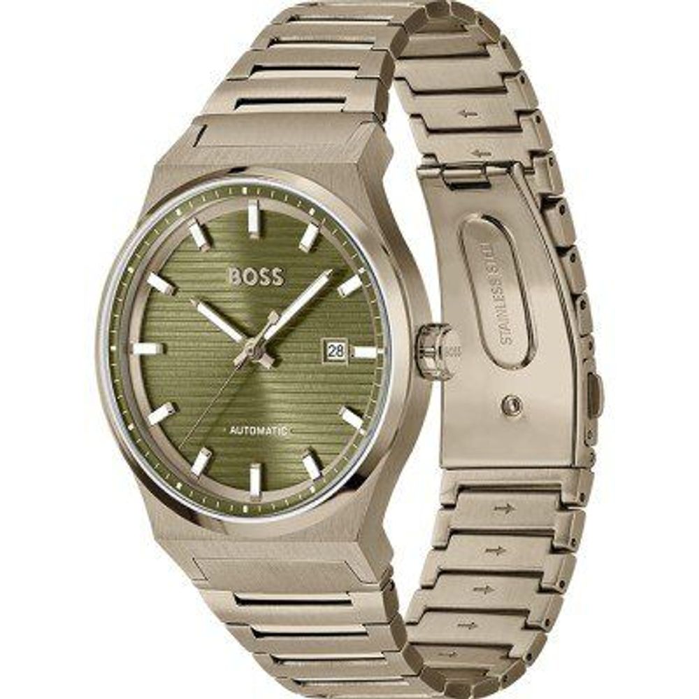 Gold Stainless Steel Dress Watch