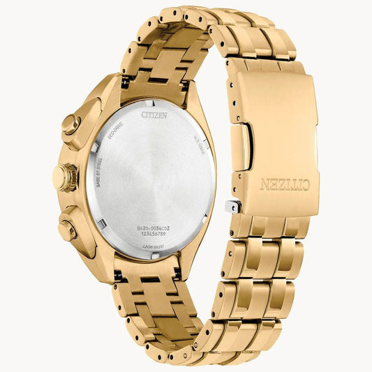 Gold Stainless Steel Dress Watch