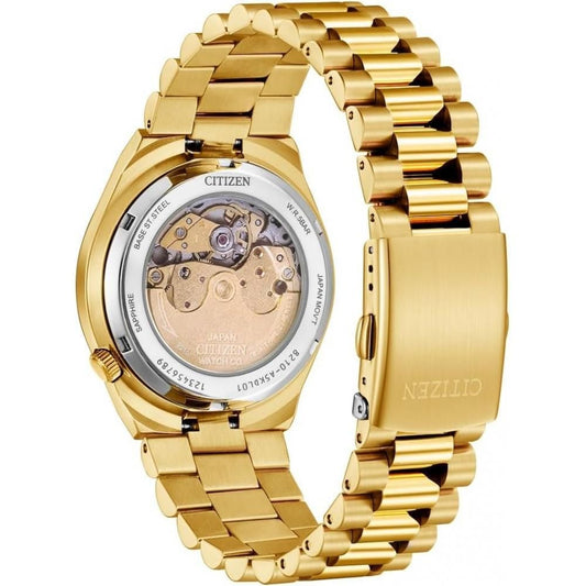 Gold Stainless Steel Dress Watch