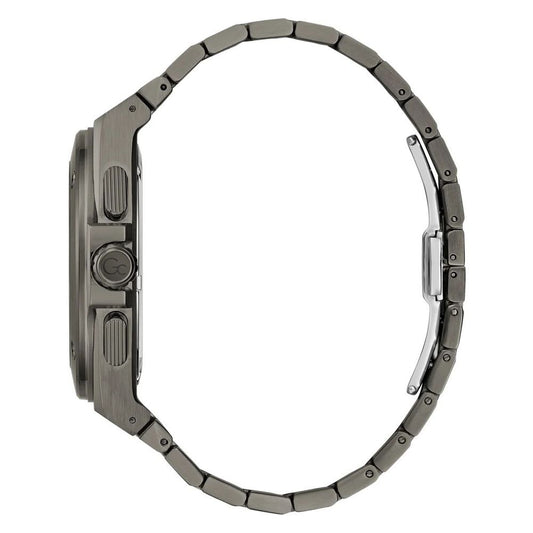 Gray Stainless Steel Dress Watch