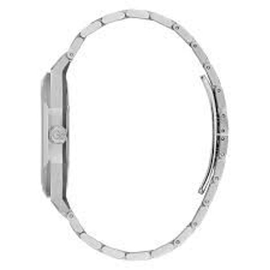 Gray Stainless Steel Dress Watch