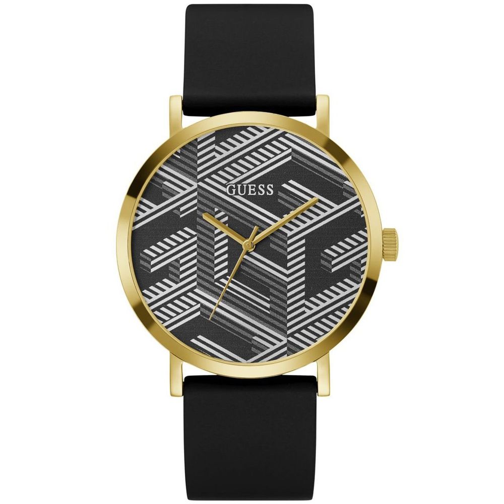 Black Synthetic Dress Watch