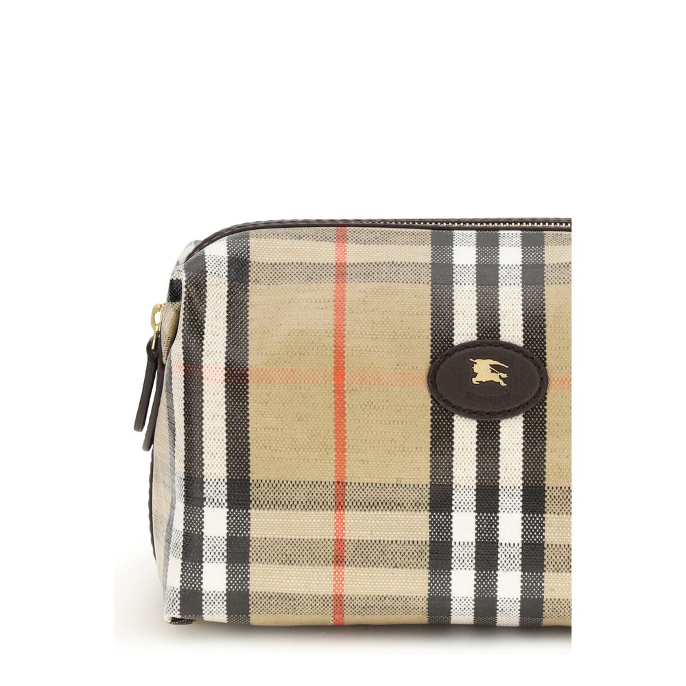 Beige Cotton Wallet