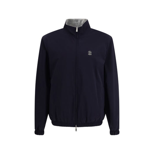 Blue Polyamide Shell Jacket