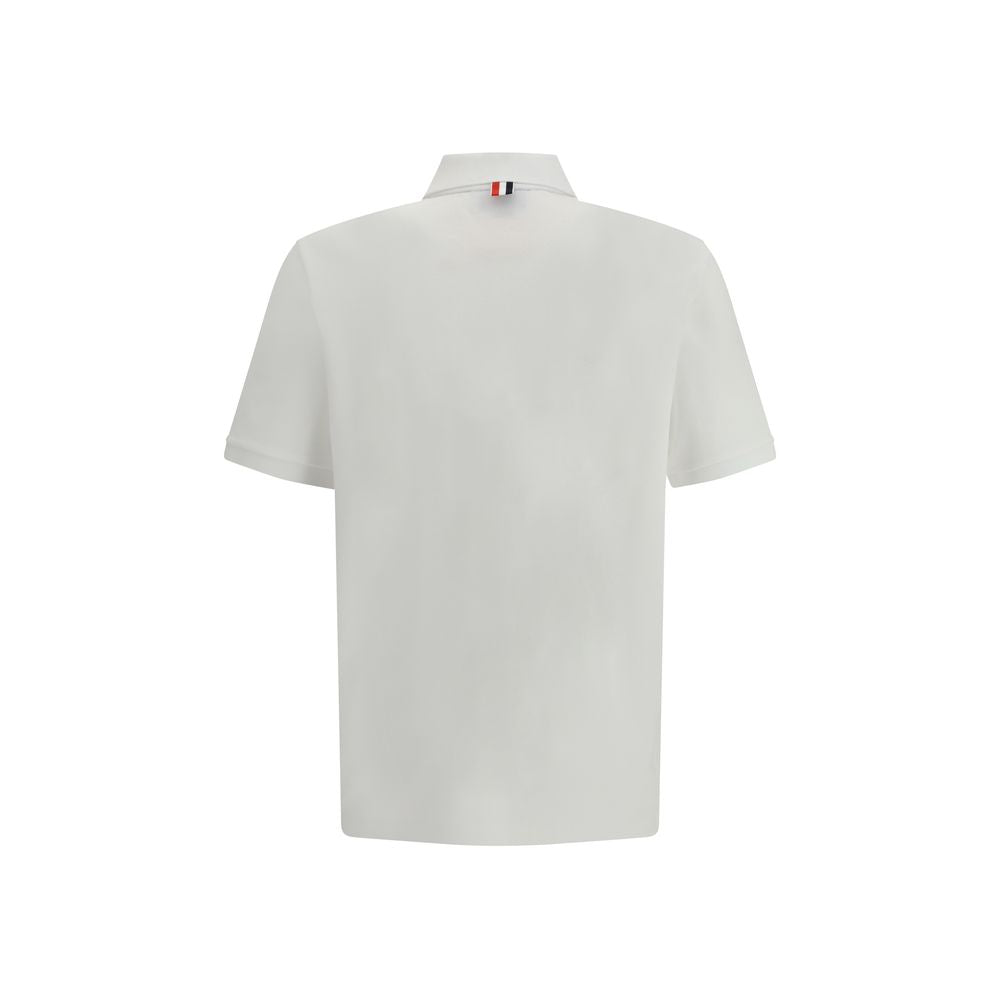 White Cotton Polo Shirt
